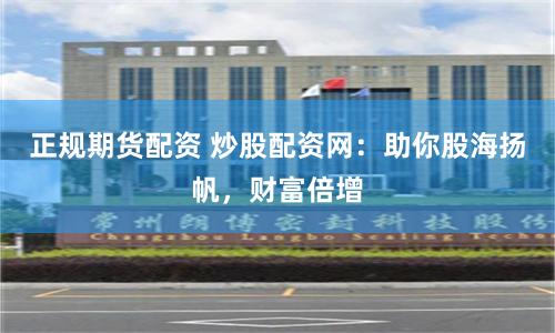 正规期货配资 炒股配资网：助你股海扬帆，财富倍增